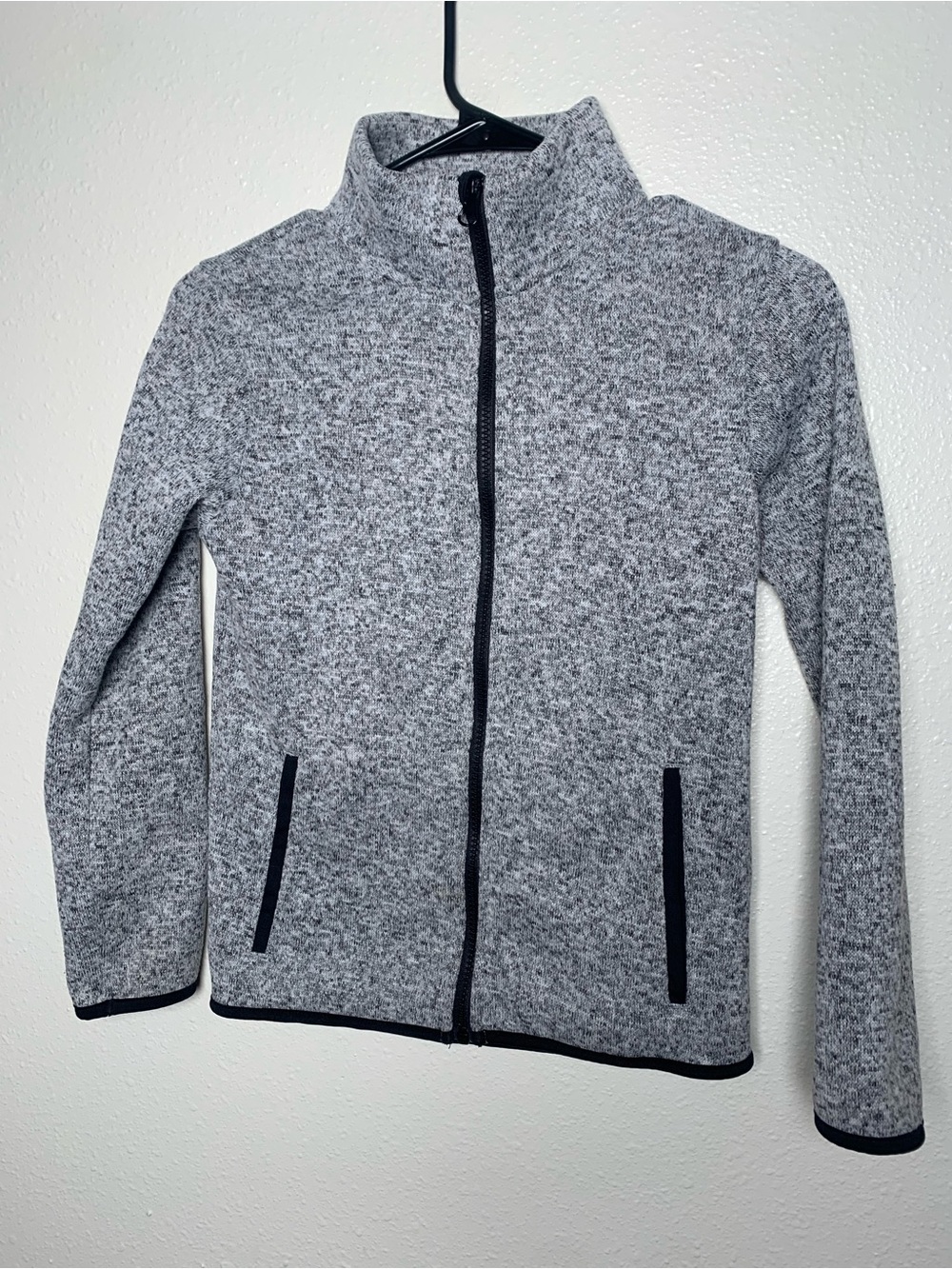 H&M Gray Kids Full-Zip Bomber Jacket